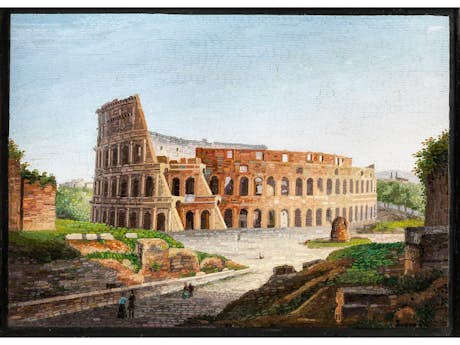 Mikromosaik mit Darstellung des Kolosseums